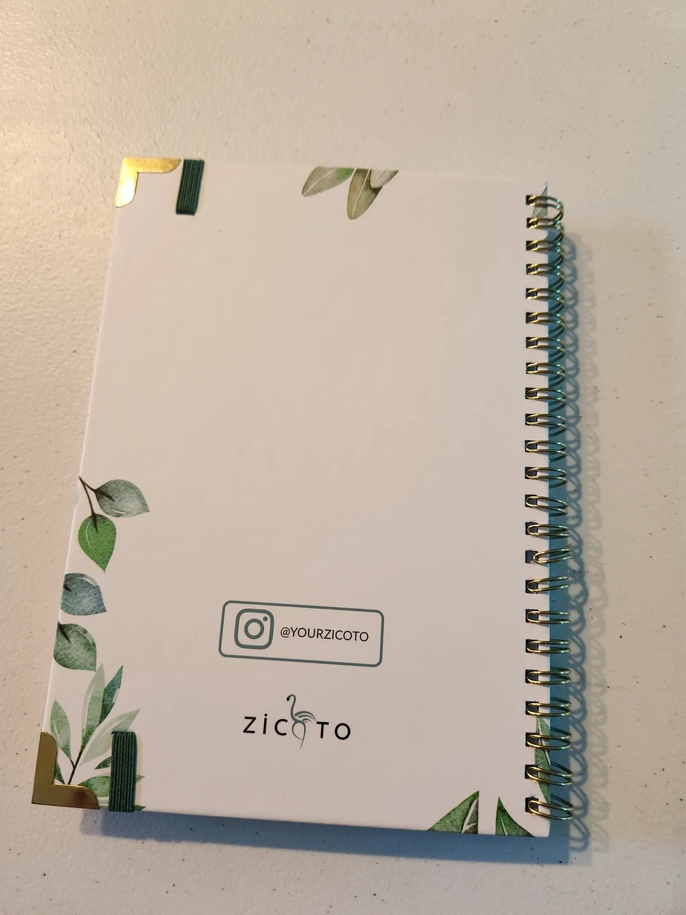 Zicoto Green Budget Planner Notebook